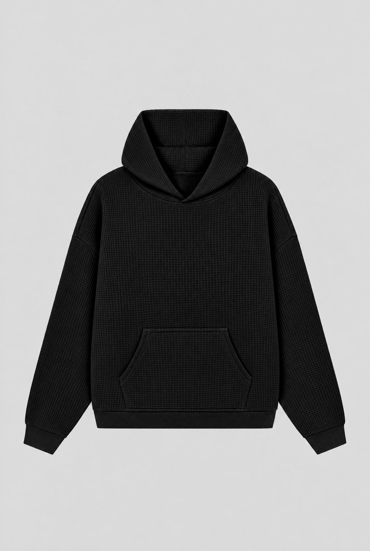 lucia — waffle boxy hoodie