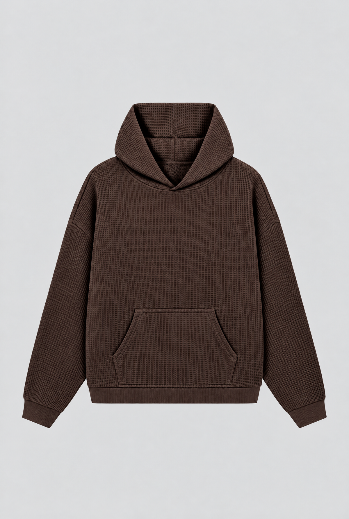 lucia — waffle boxy hoodie