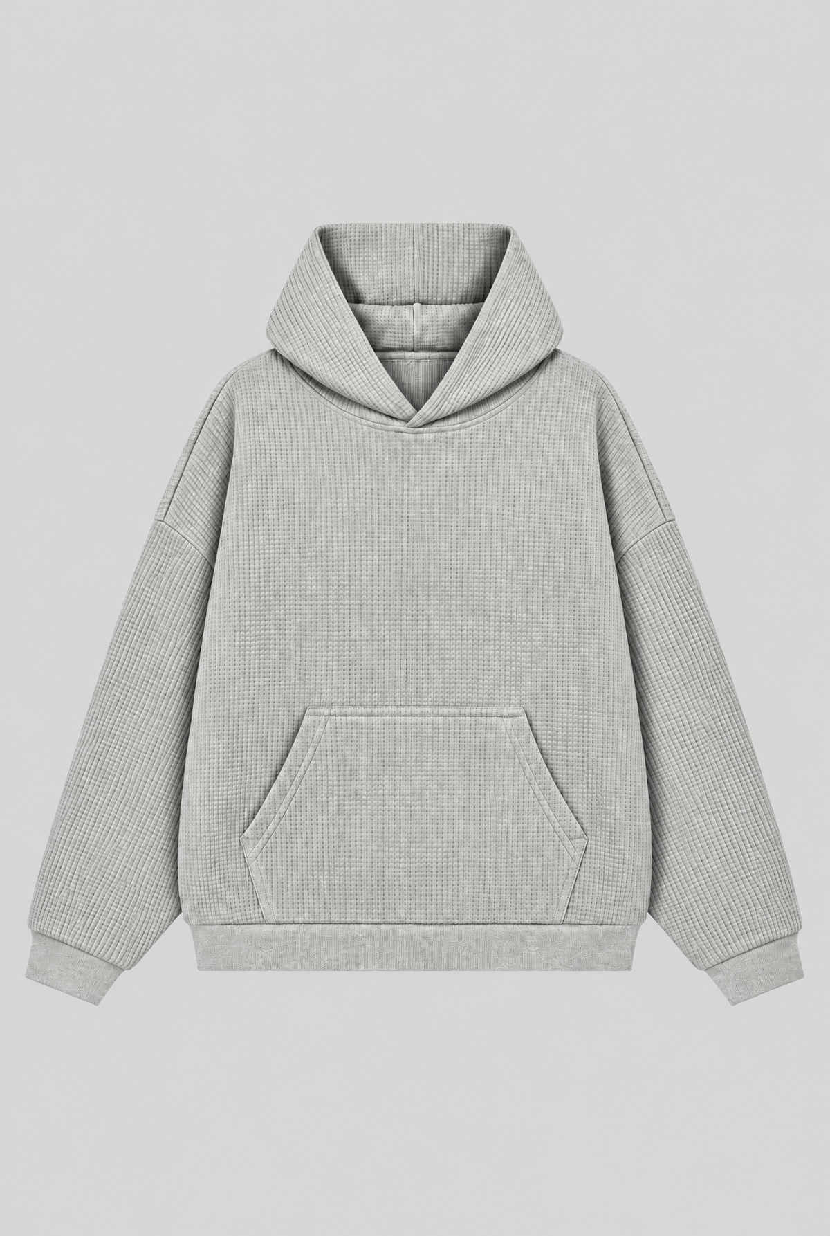 lucia — waffle boxy hoodie
